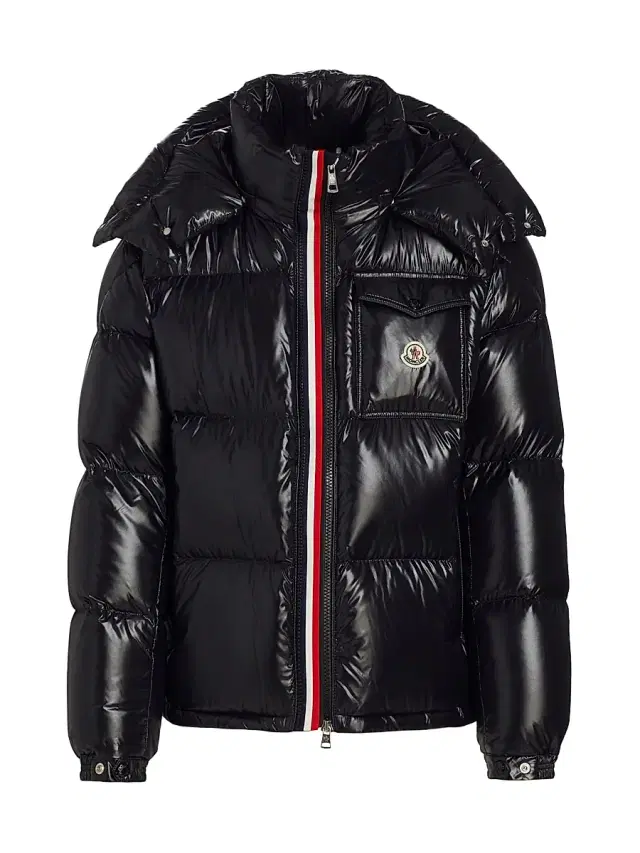 Men's Montbeliard Hooded Down Jacket - Black