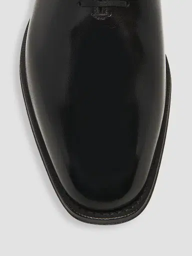 Tom Ford Men's Burnished Leather Lace-Up Oxfords | Thumbnail 4 Tom Ford Men's Burnished Leather Lace-Up Oxfords | Thumbnail 4