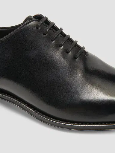 Tom Ford Men's Burnished Leather Lace-Up Oxfords | Thumbnail 6 Tom Ford Men's Burnished Leather Lace-Up Oxfords | Thumbnail 6