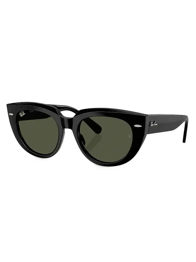Ray-Ban Women's 0RB2286F 52MM Doreen Square Sunglasses - Dark Grey Black