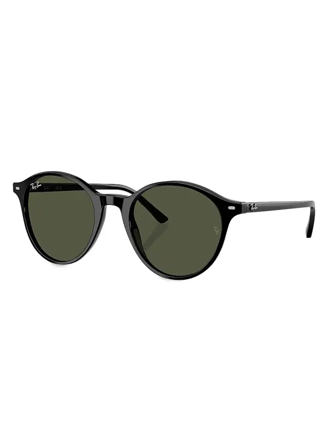 Ray-Ban Women's RB2230 Bernard 53MM Round Sunglasses - Dark Grey Black