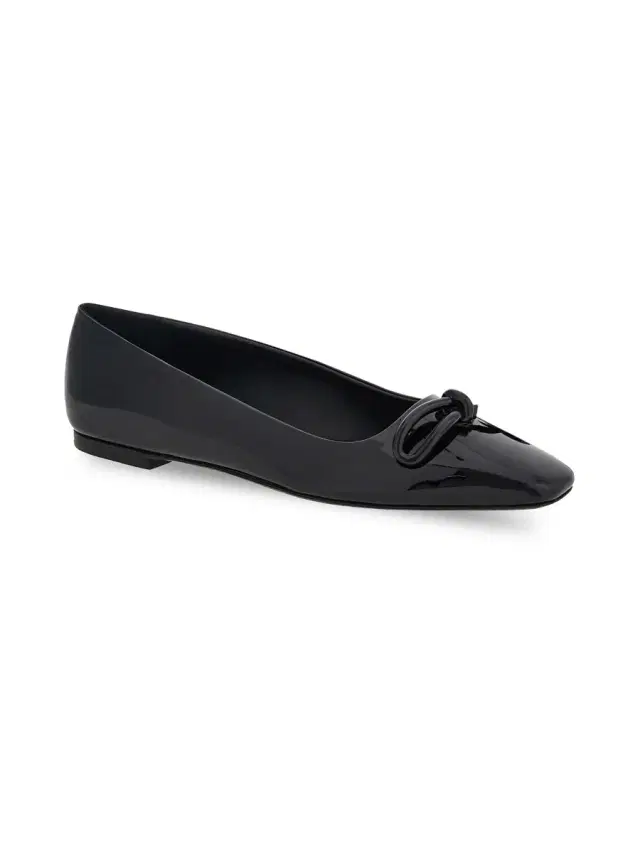 Women's Annie Patent Leather Ballet Flats - Nero