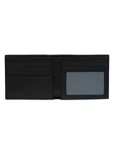 Prada Men's Saffiano Leather Wallet - Black | Thumbnail 4