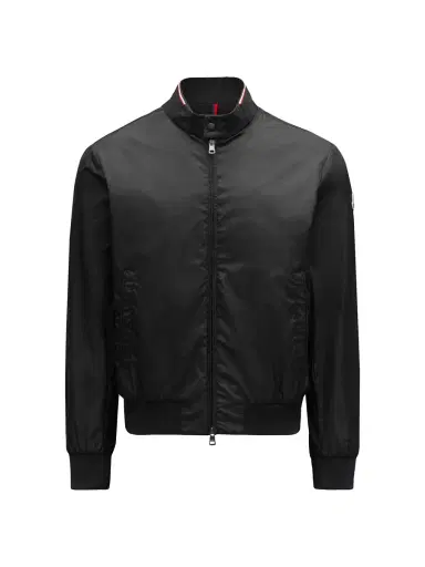 Moncler Men's Reppe Zip-Up Bomber Jacket - Black | Thumbnail 1