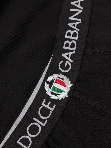 Dolce & Gabbana Men's Logo Cotton-Blend Briefs - Nero - Size XL | Thumbnail 6 Dolce & Gabbana Men's Logo Cotton-Blend Briefs - Nero - Size XL | Thumbnail 6