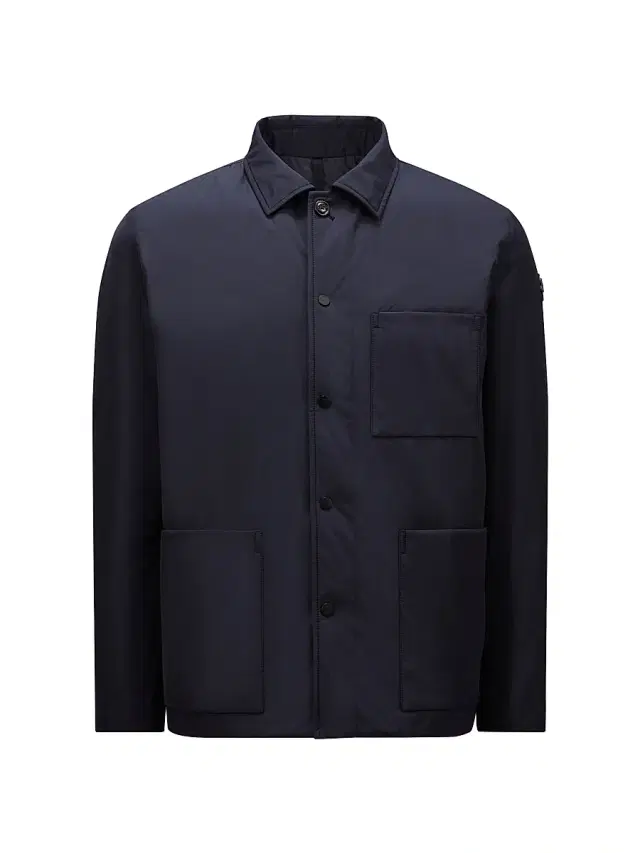 Men's Cougourde Button Up Nylon Shacket - Blue
