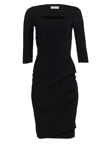 Chiara Boni La Petite Robe Kate Boatneck Dress - Black | Thumbnail 1