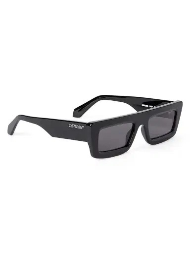 Off-White Men's Ontario 52MM Rectangular Sunglasses - Black Dark Grey | Thumbnail 1 Off-White Men's Ontario 52MM Rectangular Sunglasses - Black Dark Grey | Thumbnail 1