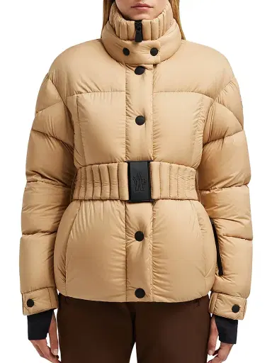 Moncler Grenoble Women's Coronel Puffer Jacket - Beige | Thumbnail 2 Moncler Grenoble Women's Coronel Puffer Jacket - Beige | Thumbnail 2
