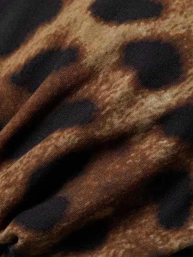 Dolce & Gabbana Women's Leopard Halter Bikini Top - Leo New - Size XL | Thumbnail 6