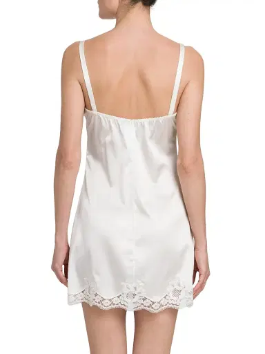 Dolce & Gabbana Women's Lace-Trimmed Silk Satin Nightgown - Bianco Naturale - Size XL | Thumbnail 5 Dolce & Gabbana Women's Lace-Trimmed Silk Satin Nightgown - Bianco Naturale - Size XL | Thumbnail 5