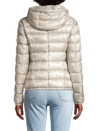 Herno Women's Giada Hooded Down Jacket - Pearl | Thumbnail 5