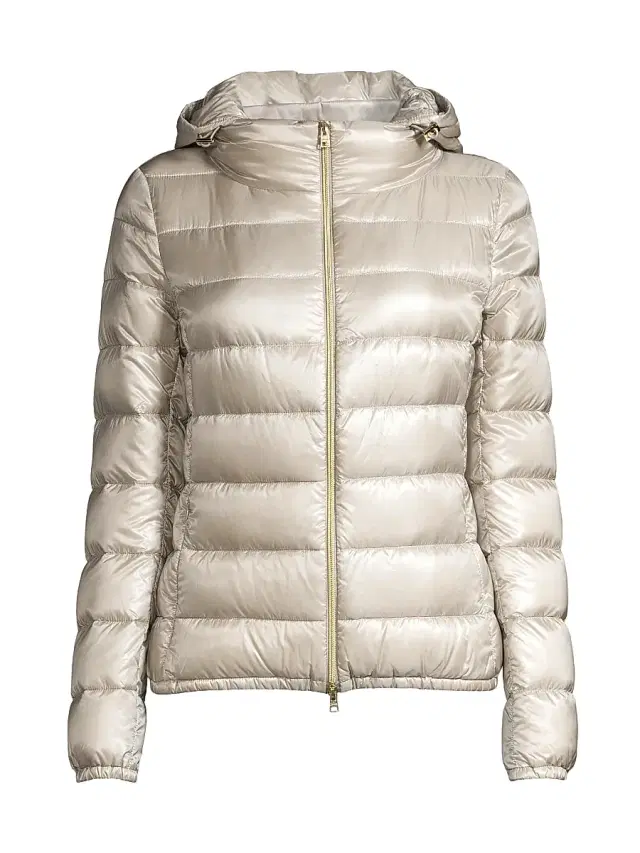 Women's Giada Hooded Down Jacket - Pearl