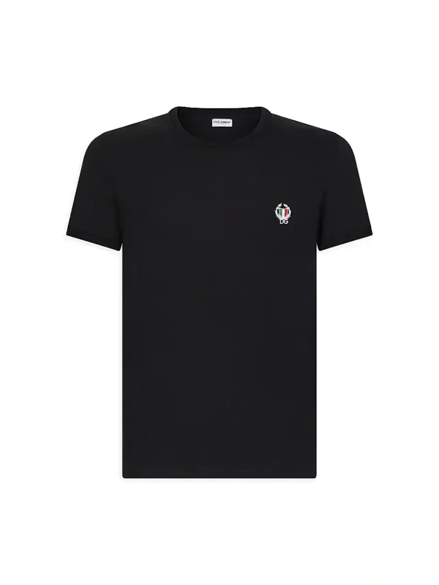 Men's Cotton Crewneck T-Shirt - Black