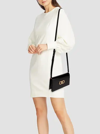 Ferragamo Women's Mini Double Gancio Bag | Thumbnail 2 Ferragamo Women's Mini Double Gancio Bag | Thumbnail 2
