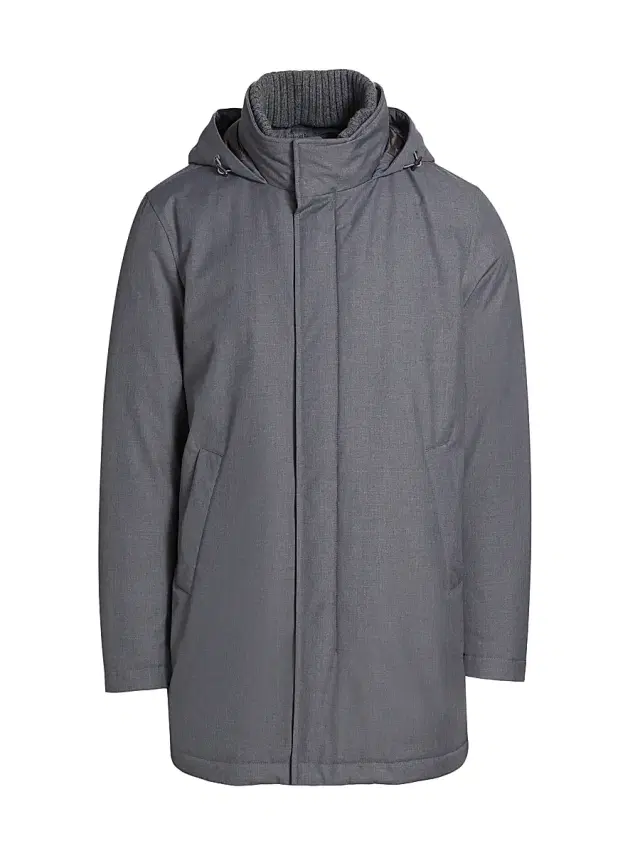 Men's Sub-Zero Down Hooded Parka - Charcoal