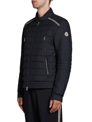 Moncler Men's Perial Biker Jacket - Black | Thumbnail 4