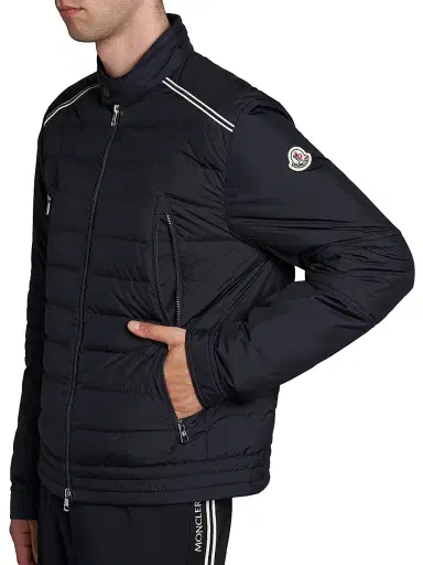 Moncler Men's Perial Biker Jacket - Black | Thumbnail 6