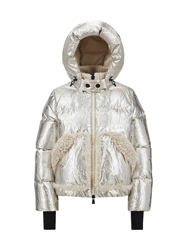 Women's Trevelin Lamé Bomber Jacket - Silver