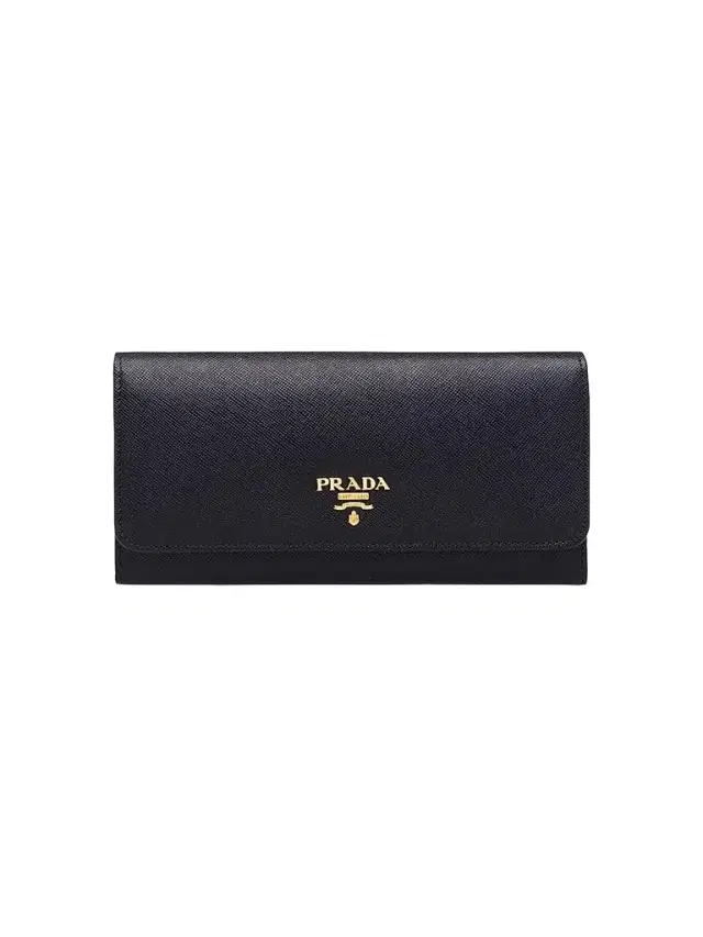 Prada Women's  Saffiano Leather Wallet - Black