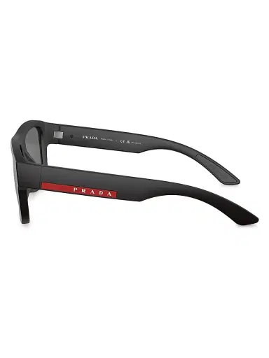 Prada Linea Rossa Men's PS 04ZS 56MM Square Sunglasses | Thumbnail 3 Prada Linea Rossa Men's PS 04ZS 56MM Square Sunglasses | Thumbnail 3