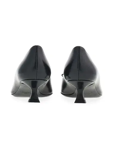 Ferragamo Women's Zelma 40MM Leather Pumps - Nero - Size 9 | Thumbnail 3 Ferragamo Women's Zelma 40MM Leather Pumps - Nero - Size 9 | Thumbnail 3