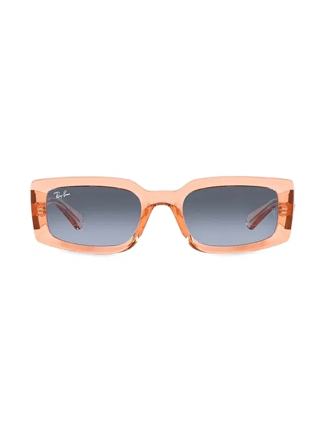 Ray-Ban Women's RB4395 54MM Rectangular Sunglasses - Orange