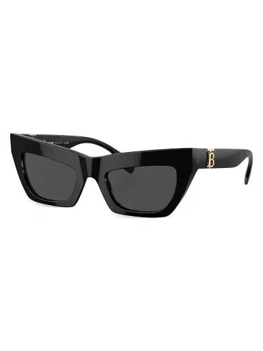 Burberry Women's 51MM Cat-Eye Sunglasses - Black | Thumbnail 2