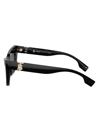 Burberry Women's 51MM Cat-Eye Sunglasses - Black | Thumbnail 4