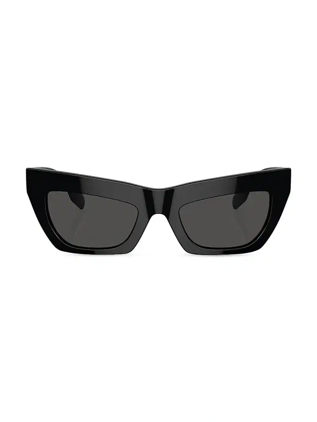 Women's 51MM Cat-Eye Sunglasses - Black