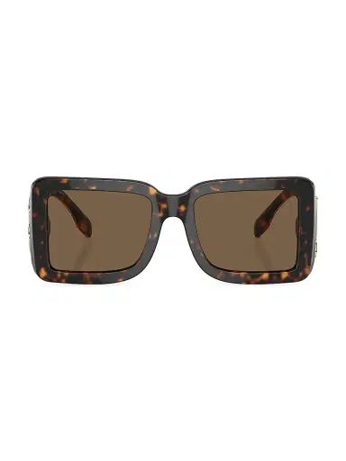Burberry Women's 55MM Square Sunglasses - Dark Havana | Thumbnail 2