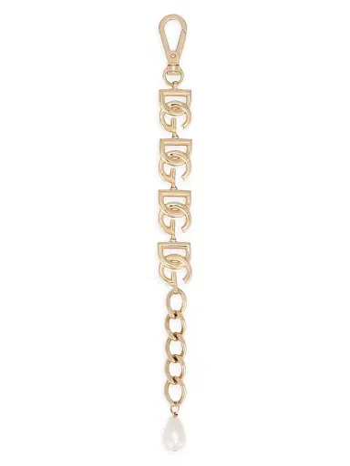 Dolce & Gabbana Women's Gold-Plated & Plexiglass Faux Pearl DG Chain Bracelet - Gold | Thumbnail 3 Dolce & Gabbana Women's Gold-Plated & Plexiglass Faux Pearl DG Chain Bracelet - Gold | Thumbnail 3