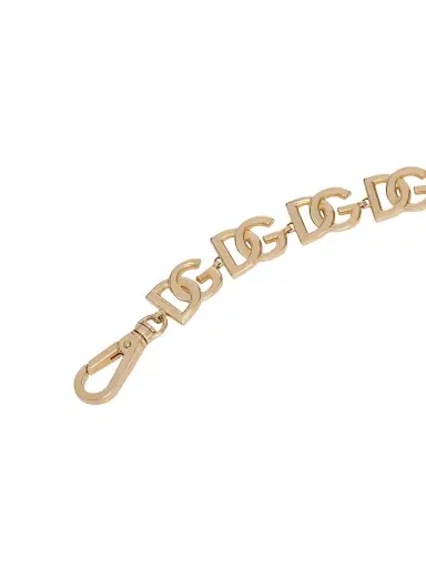 Dolce & Gabbana Women's Gold-Plated & Plexiglass Faux Pearl DG Chain Bracelet - Gold | Thumbnail 4 Dolce & Gabbana Women's Gold-Plated & Plexiglass Faux Pearl DG Chain Bracelet - Gold | Thumbnail 4