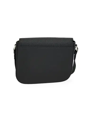Ferragamo Men's Fiamma Leather Shoulder Bag | Thumbnail 4 Ferragamo Men's Fiamma Leather Shoulder Bag | Thumbnail 4
