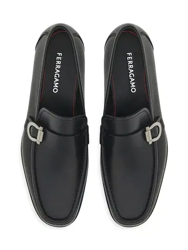 Ferragamo Men's Caspian Leather Loafers - Nero - Size 12 | Thumbnail 3 Ferragamo Men's Caspian Leather Loafers - Nero - Size 12 | Thumbnail 3