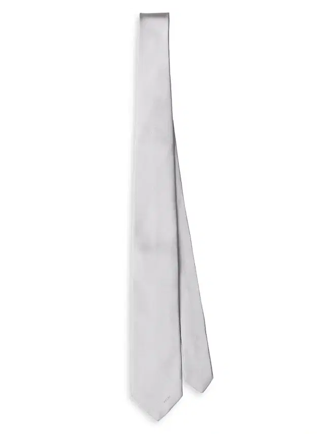 Prada Men's Satin Tie - Grey