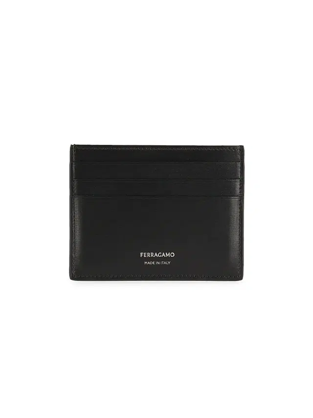 Men's Leather Card Holder - Nero