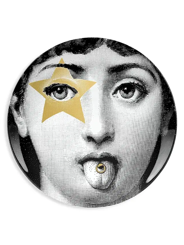 Fornasetti Tema e Variazioni Star Decorative Wall Plate