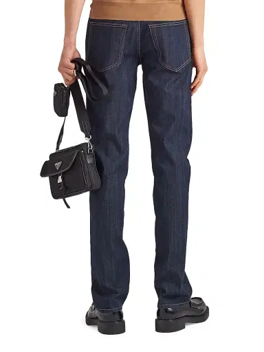 Prada Men's Five-Pocket Stretch-Denim Jeans - Blue - Size 40 | Thumbnail 5 Prada Men's Five-Pocket Stretch-Denim Jeans - Blue - Size 40 | Thumbnail 5