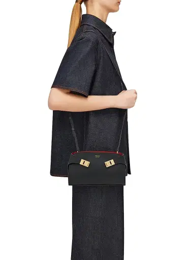 Ferragamo Women's Mini Hug Crossbody Bag | Thumbnail 2 Ferragamo Women's Mini Hug Crossbody Bag | Thumbnail 2