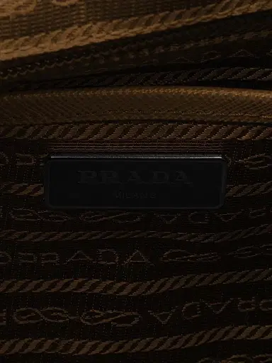 Prada Women's Re-Nylon Backpack with Pouch - Brown | Thumbnail 4 Prada Women's Re-Nylon Backpack with Pouch - Brown | Thumbnail 4
