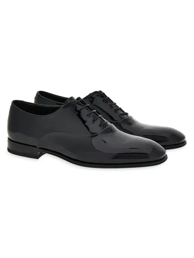 Men's Denzel Patent Leather Dress Shoes - Nero