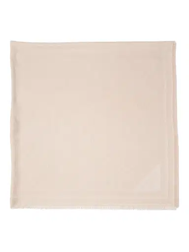 Prada Women's Symbole Silk and Wool Jacquard Shawl | Thumbnail 1 Prada Women's Symbole Silk and Wool Jacquard Shawl | Thumbnail 1