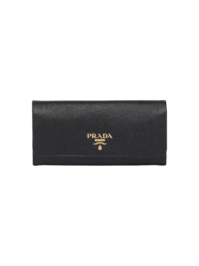 Women's  Saffiano Leather Wallet - Black Pink