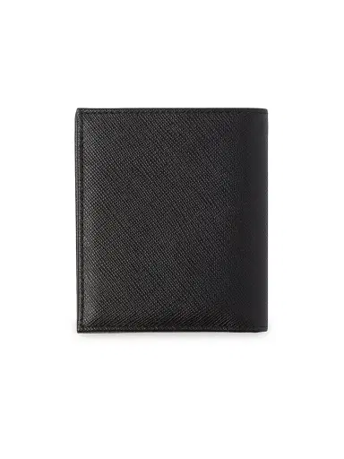 Prada Men's Saffiano Leather Wallet - Black | Thumbnail 4