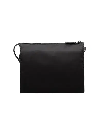 Prada Men's Re-Nylon and Saffiano Leather Necessaire - Black 0 | Thumbnail 3 Prada Men's Re-Nylon and Saffiano Leather Necessaire - Black 0 | Thumbnail 3