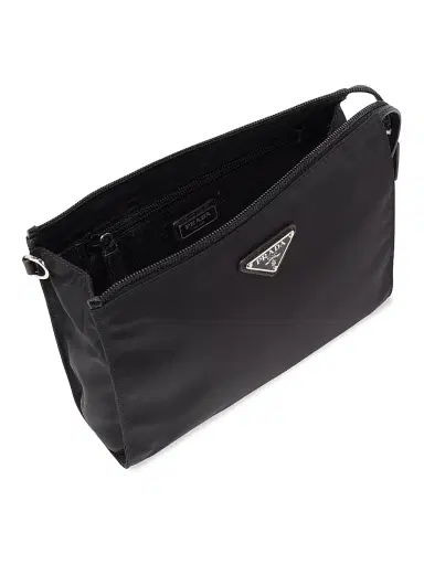 Prada Men's Re-Nylon and Saffiano Leather Necessaire - Black 0 | Thumbnail 4 Prada Men's Re-Nylon and Saffiano Leather Necessaire - Black 0 | Thumbnail 4