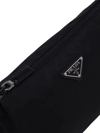 Prada Men's Re-Nylon and Saffiano Leather Necessaire - Black 0 | Thumbnail 5 Prada Men's Re-Nylon and Saffiano Leather Necessaire - Black 0 | Thumbnail 5