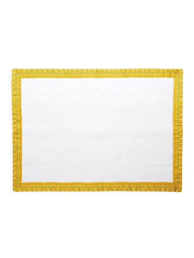 Versace Baroque Robe Bath Mat - White