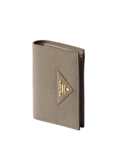 Prada Women's Leather Wallet - Grey Gold | Thumbnail 3